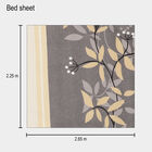 120 GSM Brown Microfiber Double Bedsheet, , small image number null