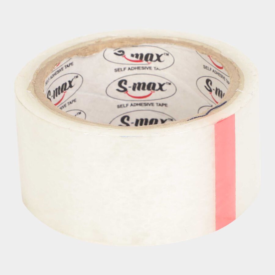 Plastic, Adhesive, White, 50 m, 3+ Years, , large image number null