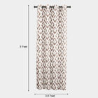 5 ft. Brown Polyester Curtain, , small image number null