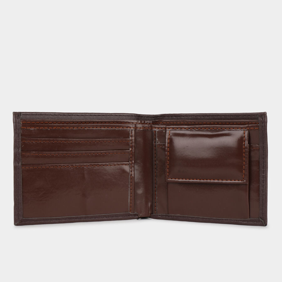 Men PU Brown Wallet, , large image number null