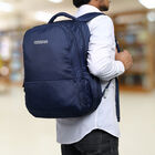 Blue Polyester Back Pack, , small