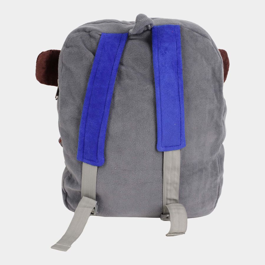Blue, Grey Fabric Bag, , large image number null