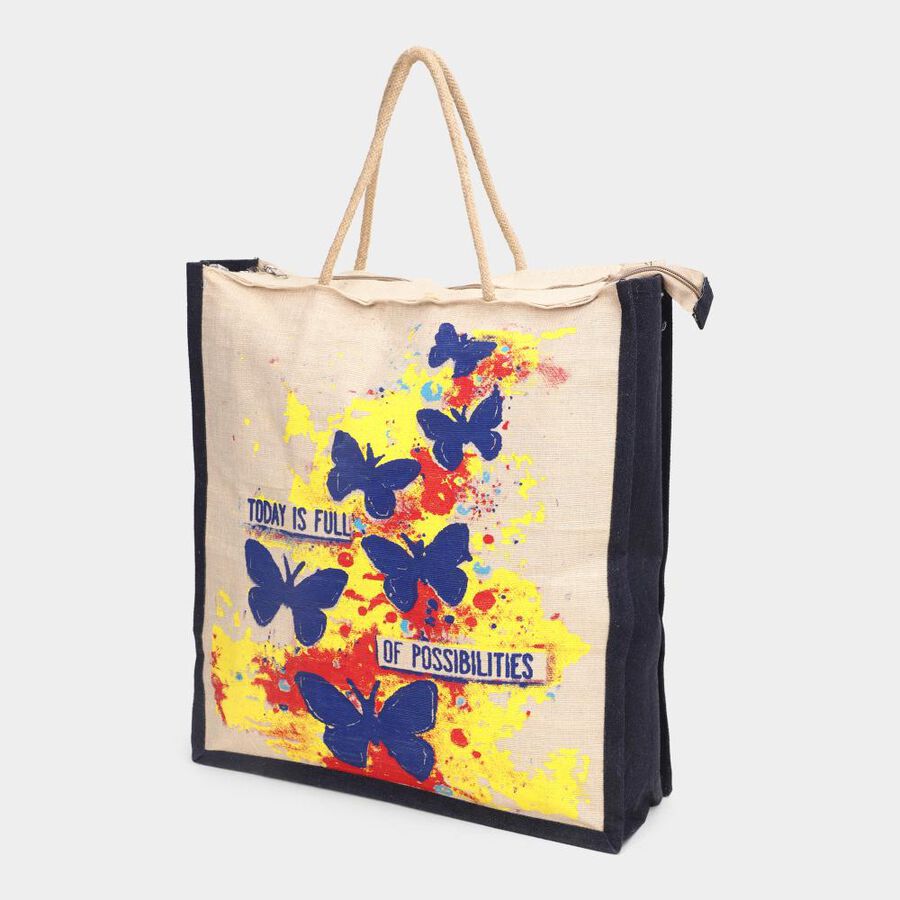 Blue Jute Bag, , large image number null