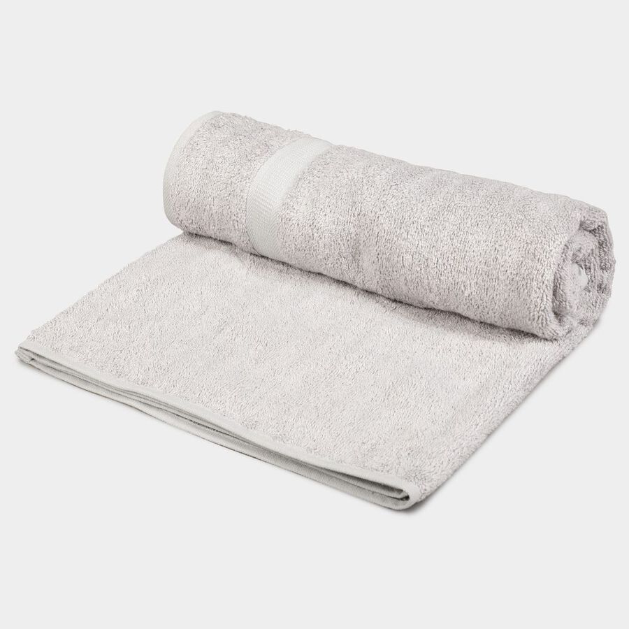 480 GSM Grey Cotton Bath Towel, , large