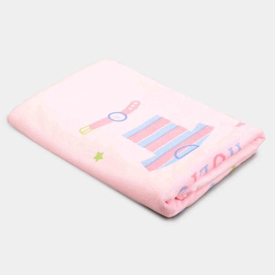 380 GSM Pink Polyester Baby Towel, , large image number null