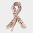 Women's Beige Viscose Scarf, , small image number null