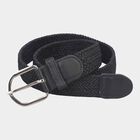 Women's Black Polyurethane Belt, , small image number null