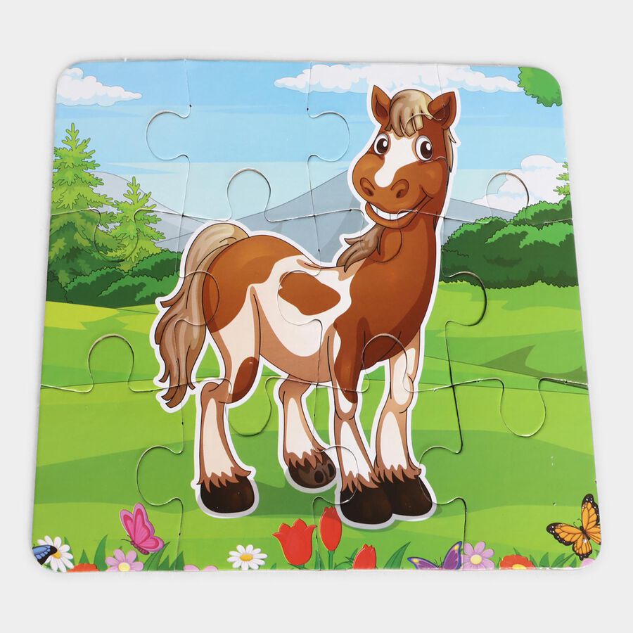 Domestic Animals Jigsaw Puzzleset of 3, , large image number null