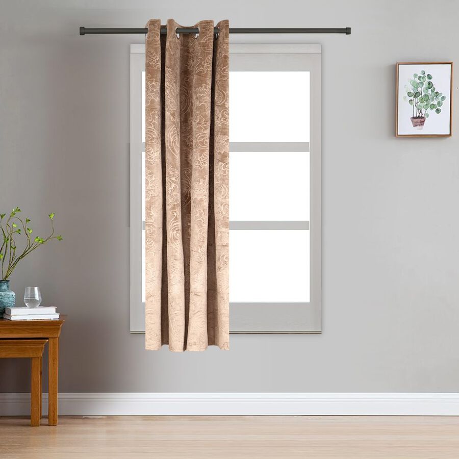 5ft. Brown Window Curtain, , large image number null
