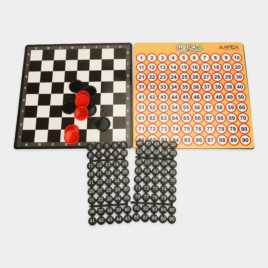 Kid's 6-in-1 Board Game Set, , large