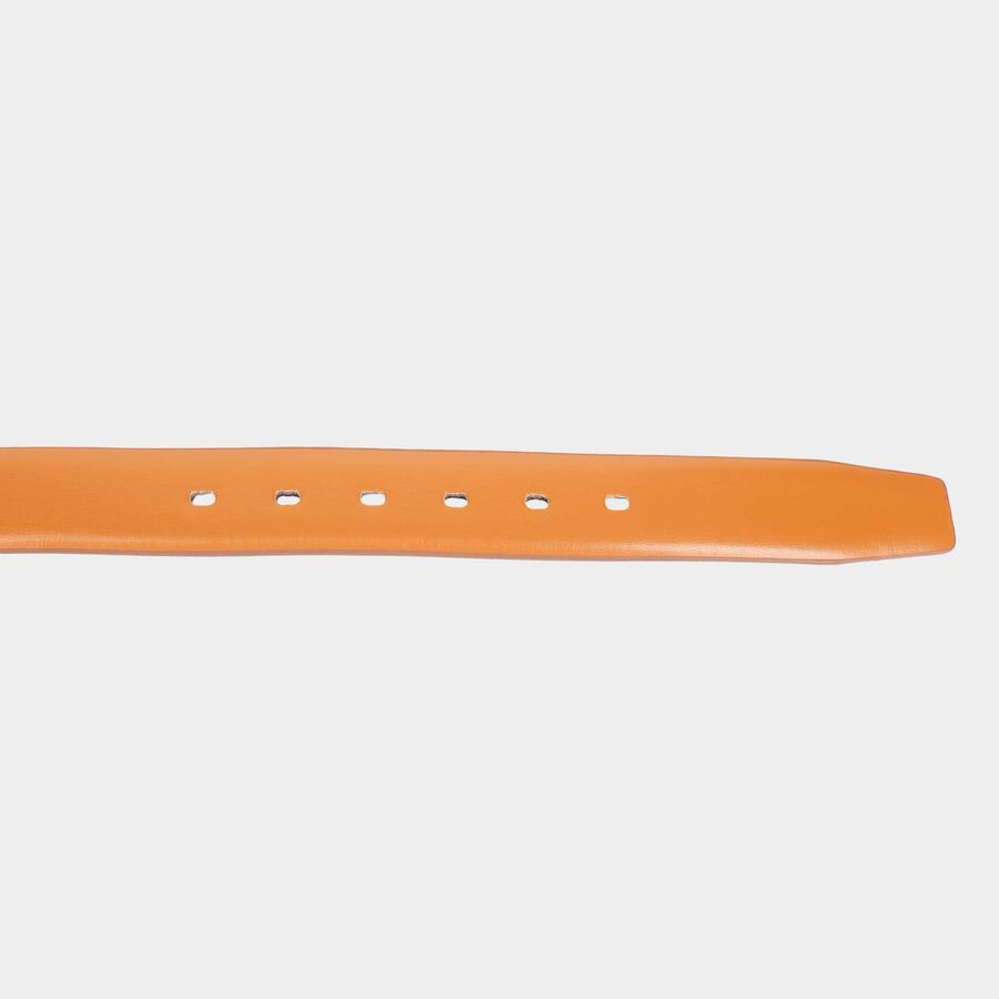 Men's Tan Polyurethane Casual Belt, , large image number null
