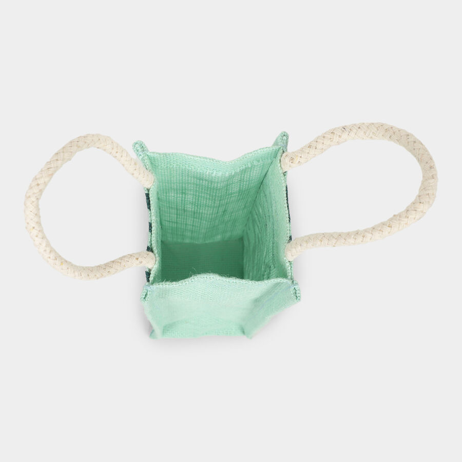 Blue Jute Bottle Bag, , large image number null