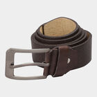 Men's Brown Polyurethane Casual Belt, 38 in. Waist, , small image number null