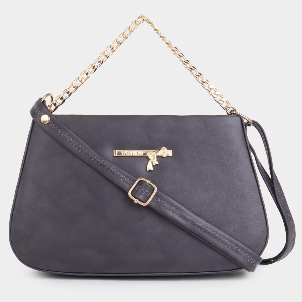 Lucky Charm                         Women's Grey Polyurethane Sling Bag