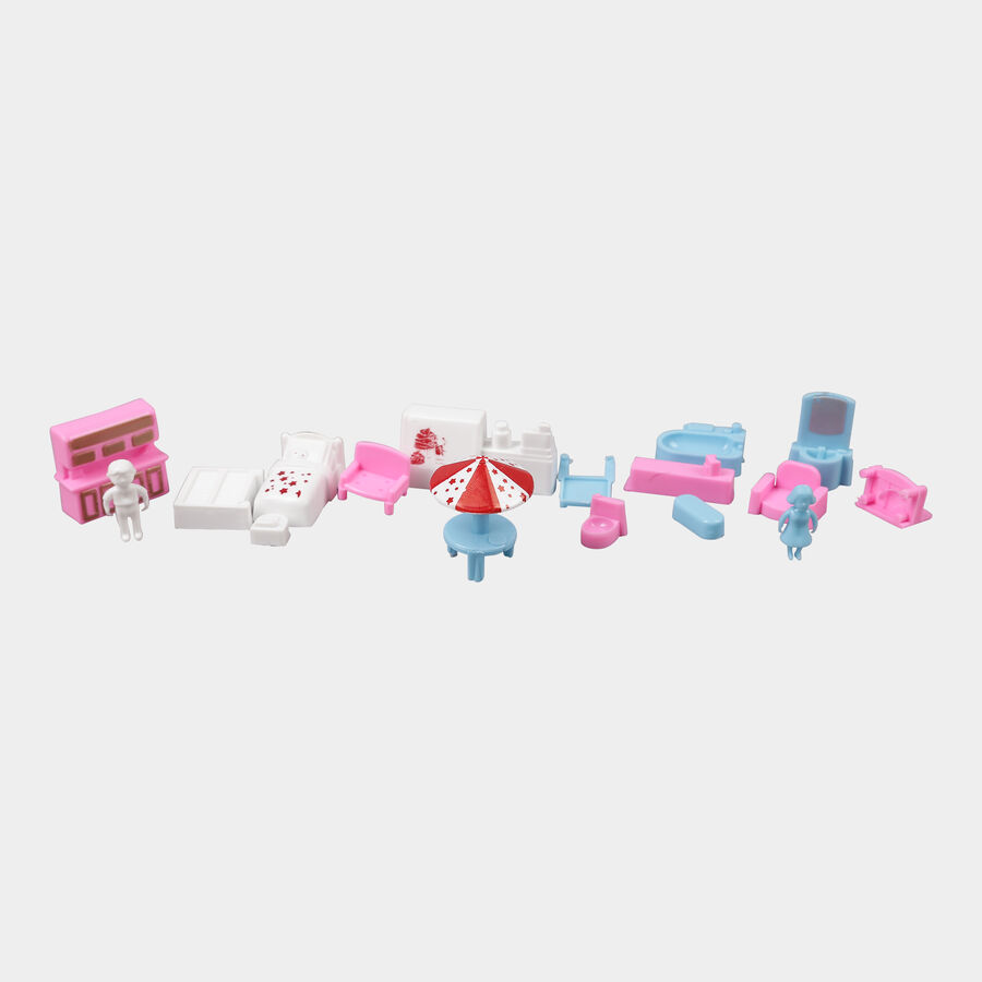 Kid's Plastic Doll House, , large image number null