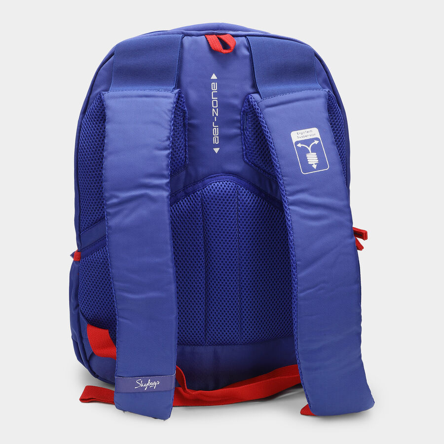 Blue Fabric Backpack, , large