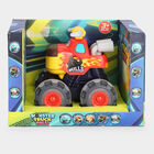 kid's Friction Powered Bull Monster Truck Toy, , small
