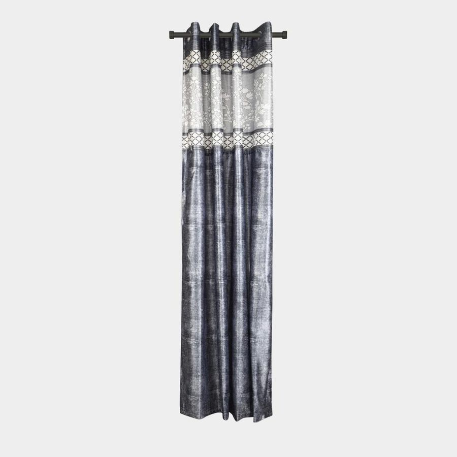 7ft. Dark Grey Microfiber Door Curtain, , large image number null
