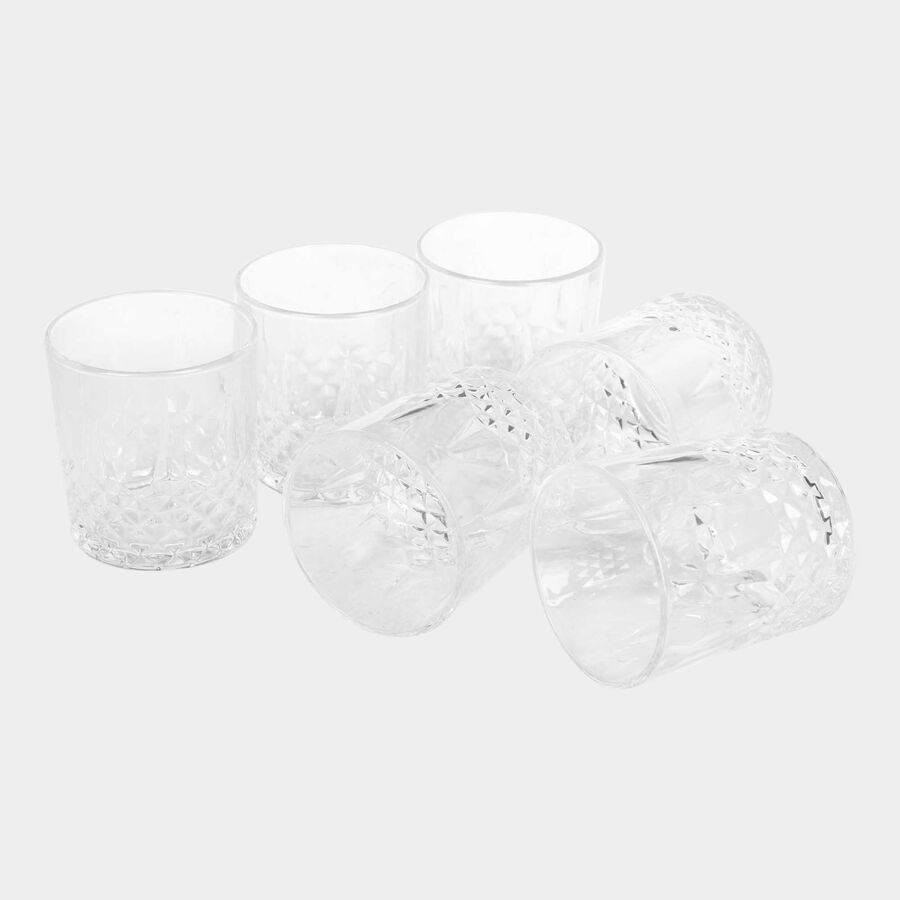 340 ml Glass Tumbler Set of 6, , large image number null
