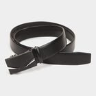 Men's Black Polyurethane Formal Belt, , small image number null