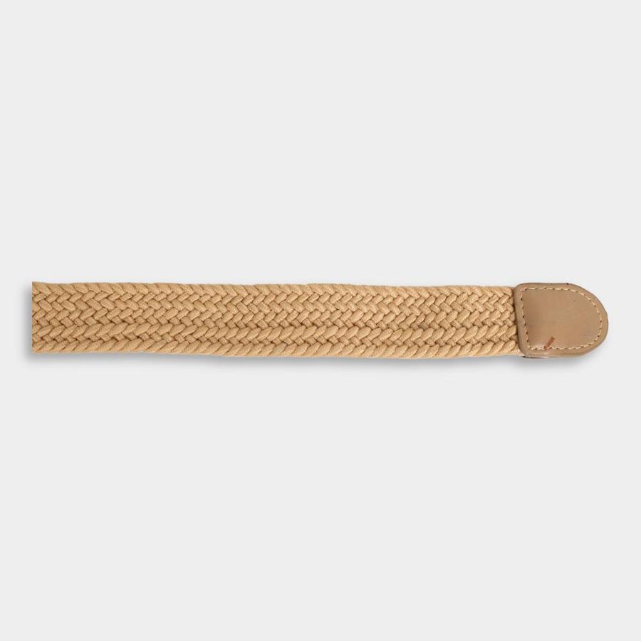 Women's Beige Nylon And Polyester Belt, , large image number null