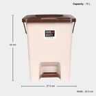 15L Brown Plastic Dustbin, , small image number null