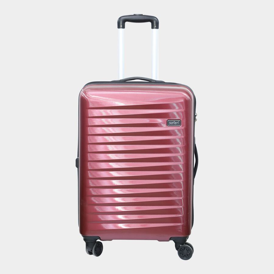 8-Wheel Wine PVC Matee Hard Case Trolley, Medium, , large image number null