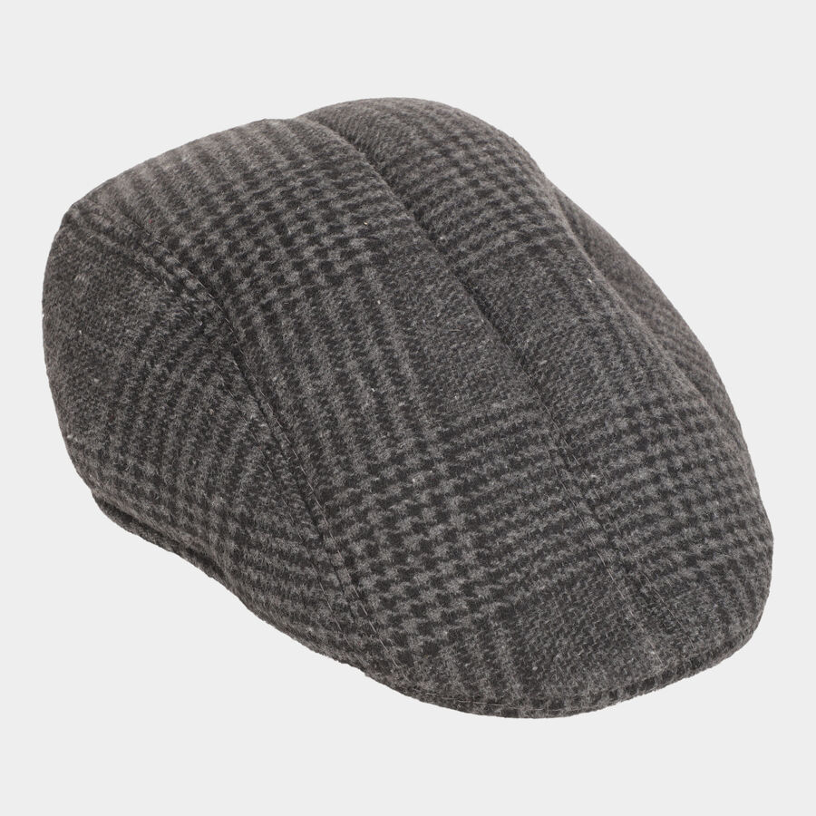 Men's Grey Acrylic Cap, , large image number null