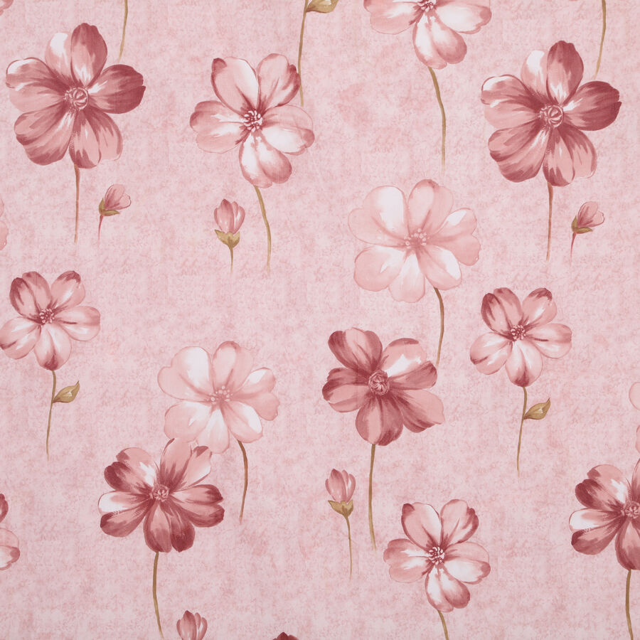 120 GSM Pink Polyester Double Bedsheet, , large image number null