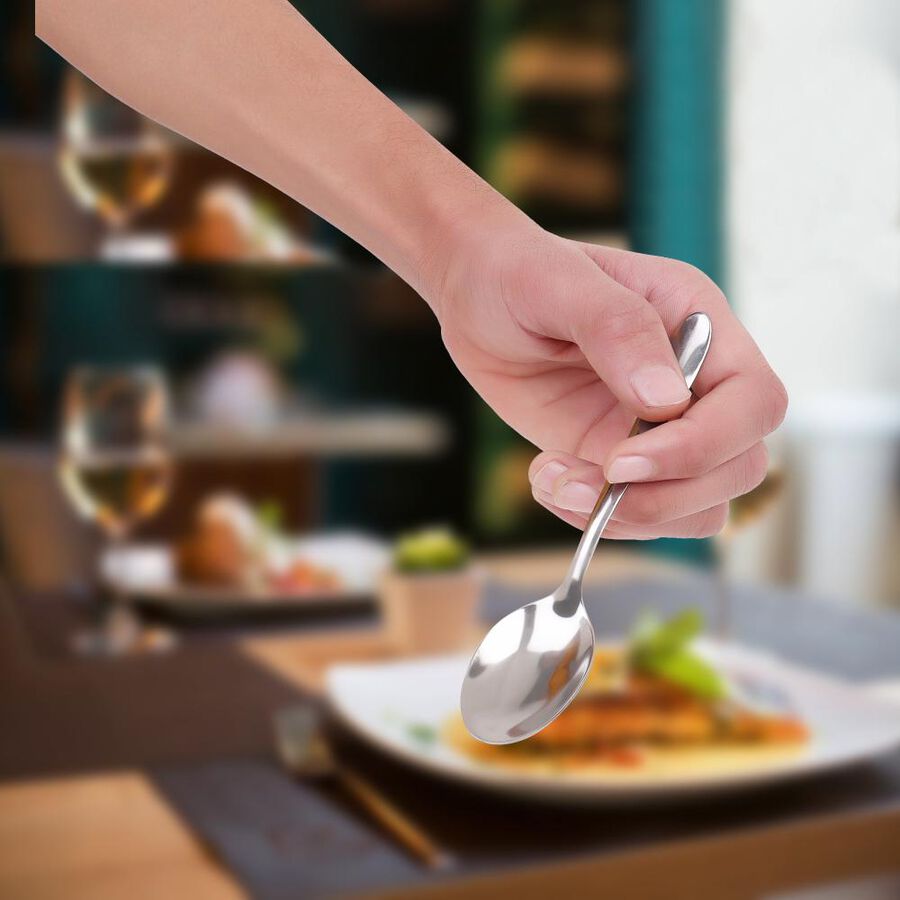 Set of 4 Stainless Steel Tea Spoons, , large image number null
