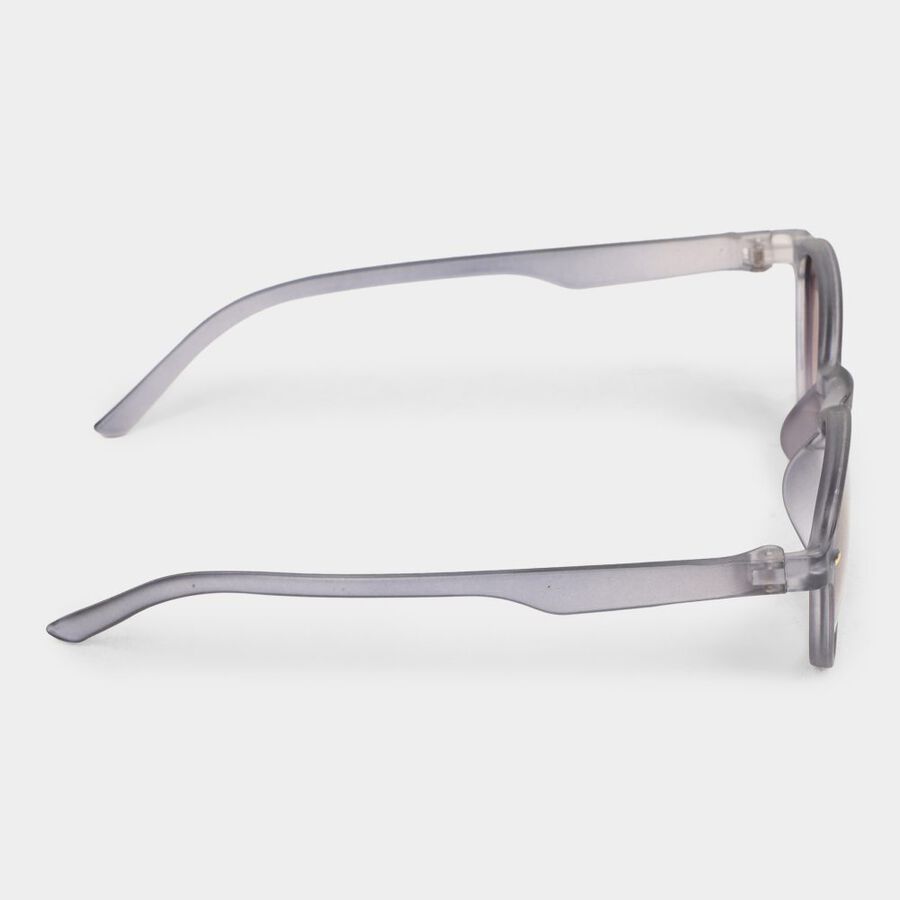 Kid's Plastic Clear Glass Round Sunglasses, , large image number null
