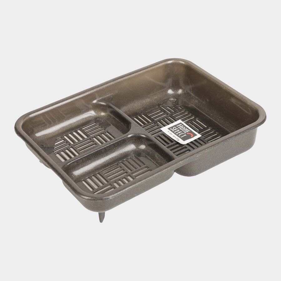 प्लास्टिक सोप डिश, ग्रे, 75 g, , large image number null