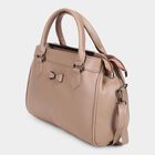 Women's Peach Polyurethane Tote Bag, , small image number null