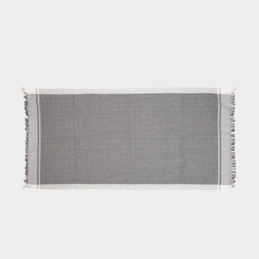 220 GSM Grey Cotton Blend Bath Towel, , large