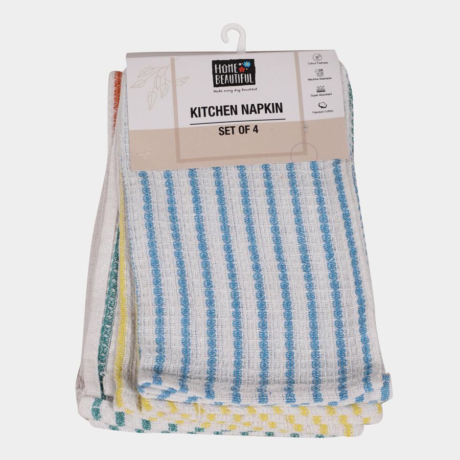 Cotton Kitchen Napkin Set of 4, , large image number null