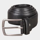 Men's Black Polyurethane Casual Belt, , small image number null