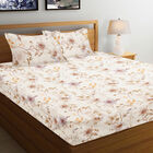 120 GSM White Polyester Double Bedsheet, , small image number null