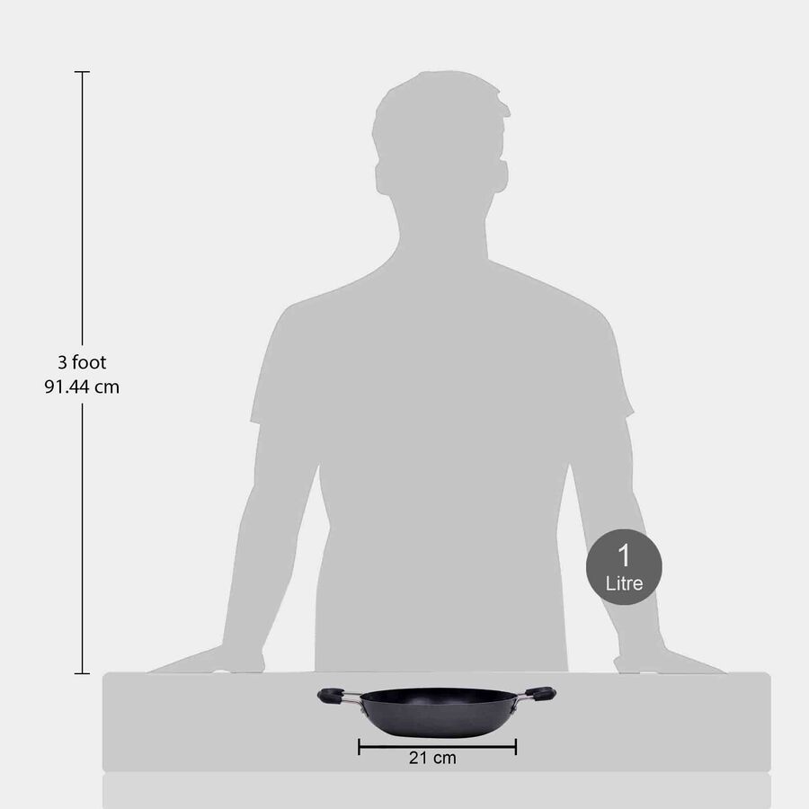 1 L Non-Stick Kadhai, , large image number null