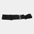 Women's Black Polyurethane Belt, , small image number null