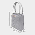 Grey Women's Hand Bag, , small image number null