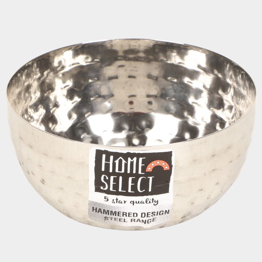 Steel Hammered Bowl, 9 X 5 cm, , large image number null