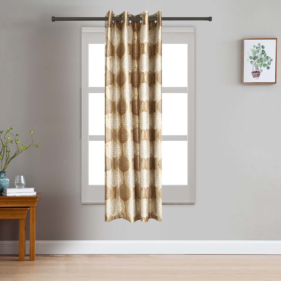5ft. Brown Window Curtain, , large image number null