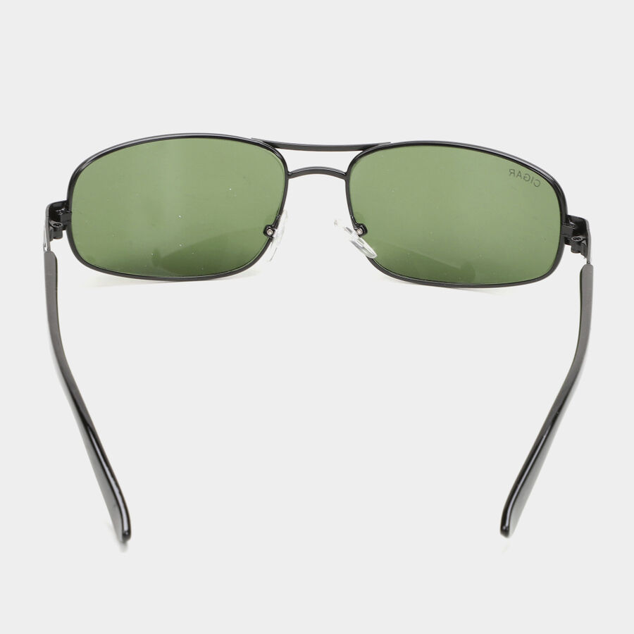 Men's Black Plastic Sunglasses, , large image number null