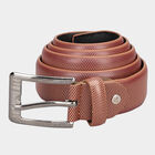 Men's Tan Polyurethane Formal Belt, 38 in. Waist, , small image number null