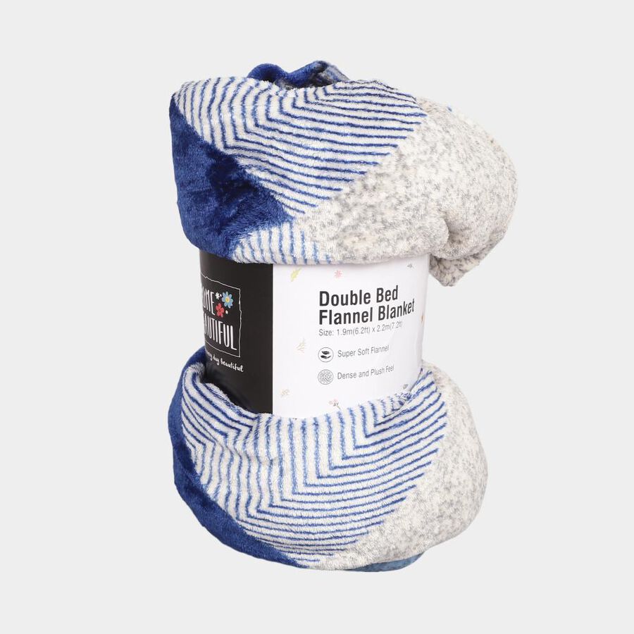 Blue Microfiber Blanket, , large image number null