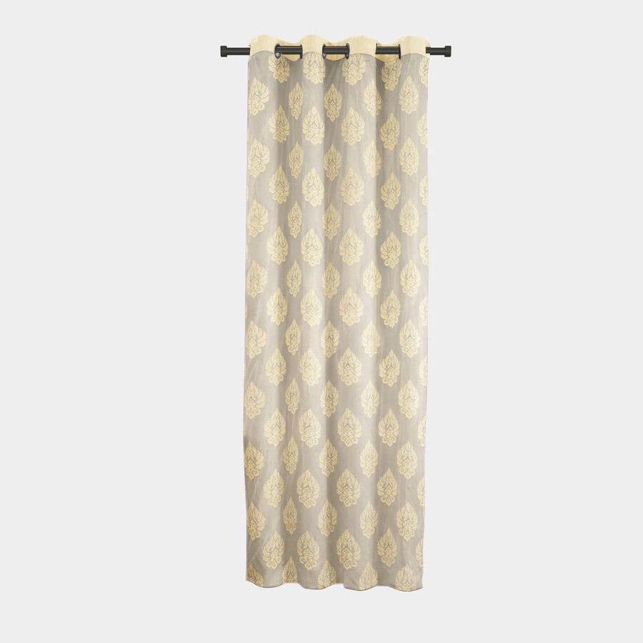 7ft. Grey Polyester Curtain, , large