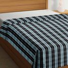 Checks Single Bed Cover without pillow cover, , small image number null
