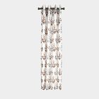 5ft. Brown Window Curtain, , small image number null