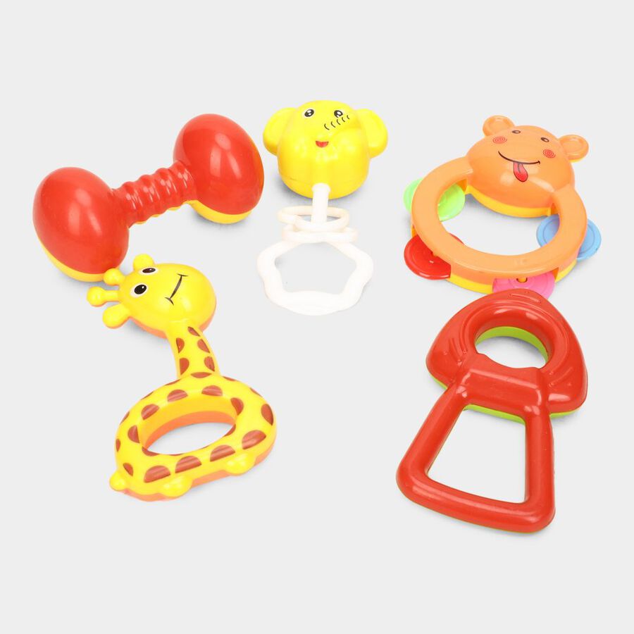 Baby Rattles, Set of 5(Colour/Design May Vary), , large image number null