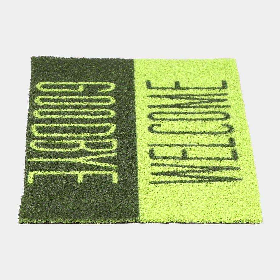 Anti-Skid Green Polypropylene Door Mat, , large image number null
